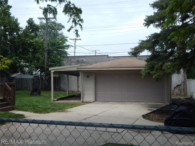 22133 Rosedale St, Saint Clair Shores, MI 48080 - view of detached garage