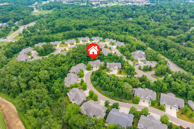 636 Wynding Oaks, Kalamazoo, MI 49006 - aerial perspective of suburban area