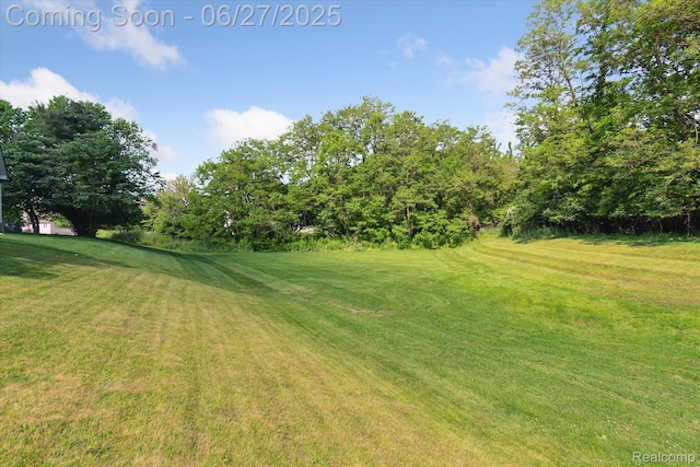 1453 Maplewood Dr, Saline, MI 48176 - view of grassy yard featuring golf course view and view of wooded area