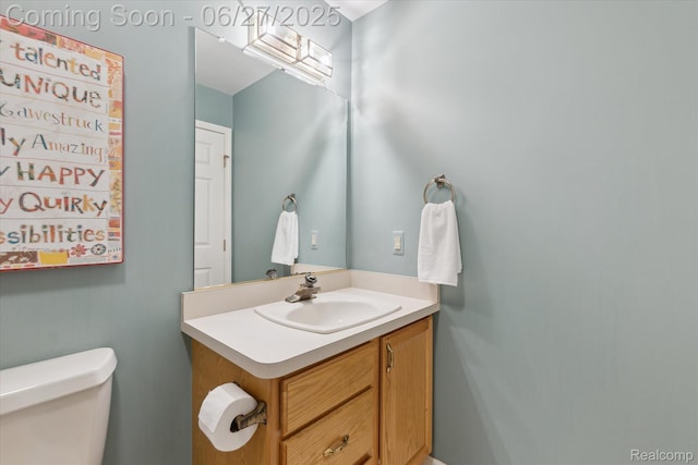 1453 Maplewood Dr, Saline, MI 48176 - half bathroom featuring vanity and toilet