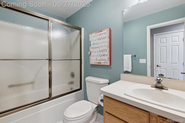 1453 Maplewood Dr, Saline, MI 48176 - full bathroom with vanity and bath / shower combo with glass door