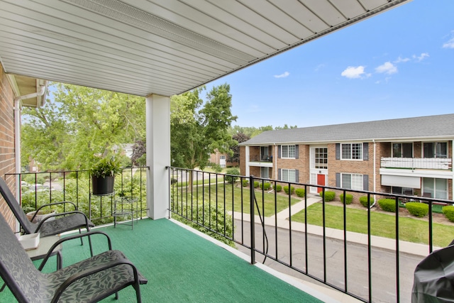 25349 Shiawassee Cir Unit 204, Southfield, MI 48033 - view of balcony