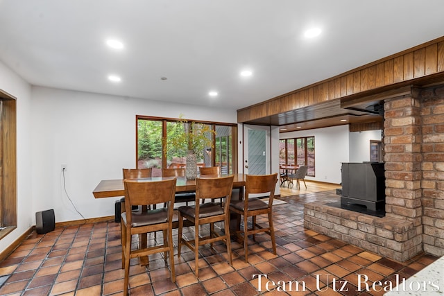 410 Greentree Ln NE, Ada, MI 49301 - dining space with healthy amount of natural light and recessed lighting