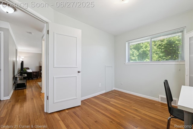 11769 Eileen, Redford, MI 48239 - unfurnished office with light wood-style flooring and baseboards