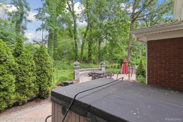 4438 Stony River Dr, Bloomfield Hills, MI 48301 - view of patio / terrace featuring a hot tub