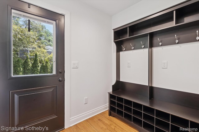 4438 Stony River Dr, Bloomfield Hills, MI 48301 - mudroom with light wood-style floors and baseboards