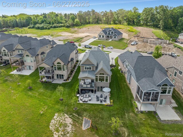 8264 Stoney Creek Dr, South Lyon, MI 48178 - aerial view of residential area
