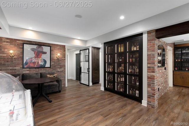 8264 Stoney Creek Dr, South Lyon, MI 48178 - interior space with wood finished floors and recessed lighting