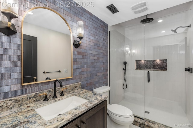8264 Stoney Creek Dr, South Lyon, MI 48178 - full bath with a stall shower and vanity