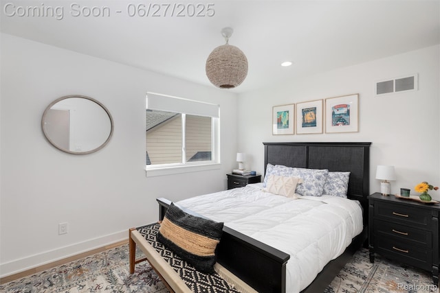 8264 Stoney Creek Dr, South Lyon, MI 48178 - bedroom featuring recessed lighting and wood finished floors