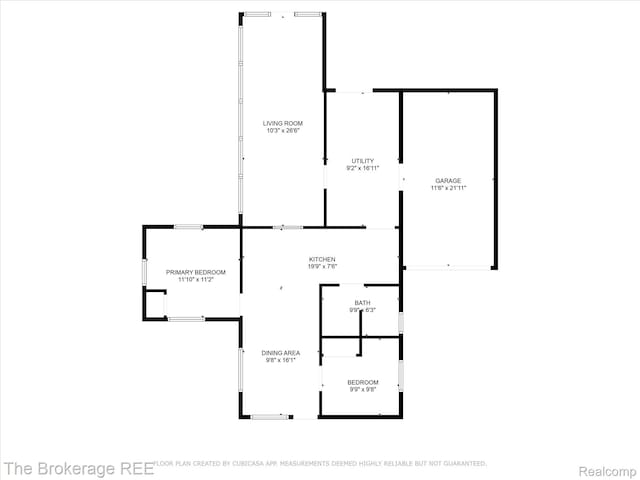 8021 Benson Rd, Mount Morris, MI 48458 - view of home floor plan