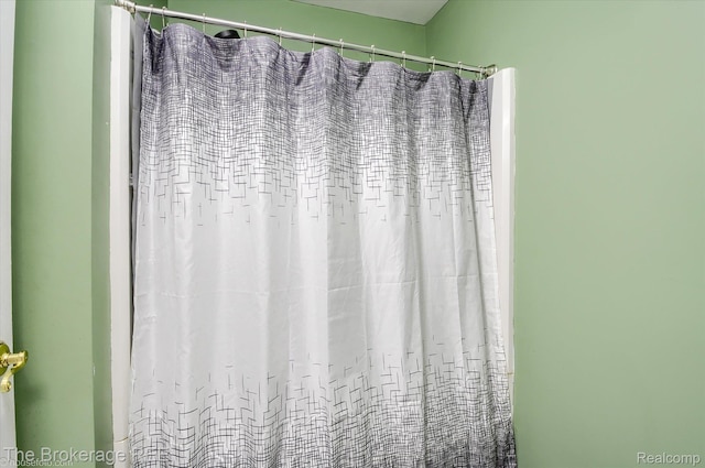 8021 Benson Rd, Mount Morris, MI 48458 - bathroom view of a shower with curtain