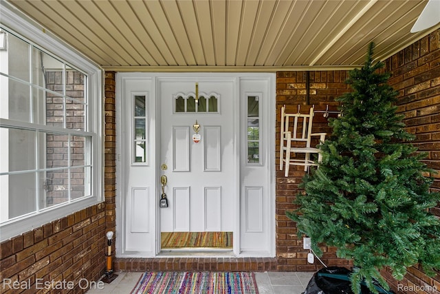 21462 Meridian Rd, Grosse Ile, MI 48138 - entrance to property featuring brick siding