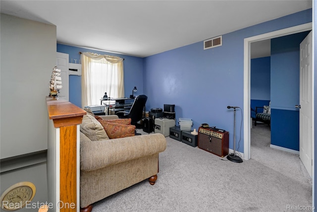 21462 Meridian Rd, Grosse Ile, MI 48138 - carpeted home office featuring baseboards