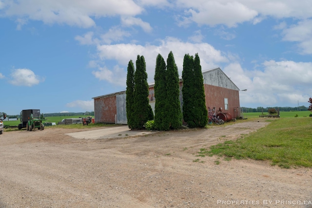 21491 8th Ave, Conklin, MI 49403 - view of pole building