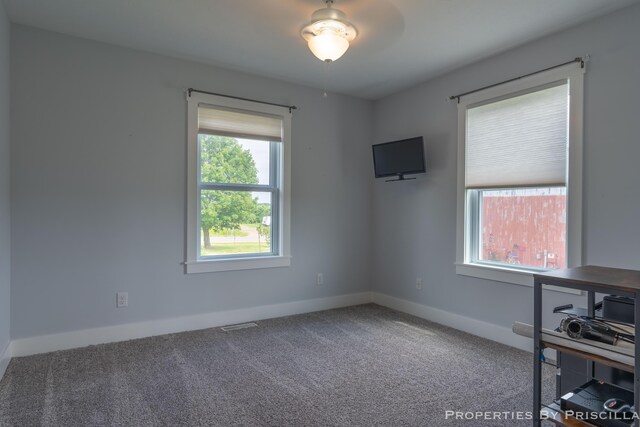 21491 8th Ave, Conklin, MI 49403 - carpeted empty room with baseboards