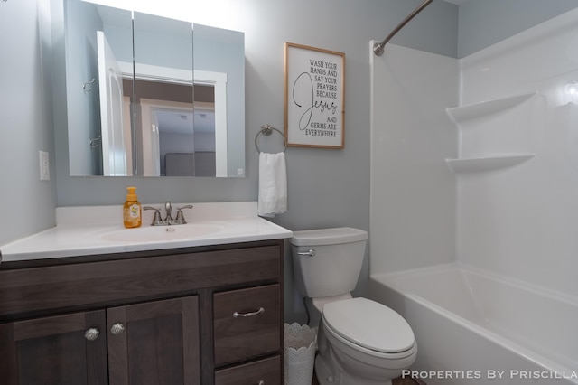 21491 8th Ave, Conklin, MI 49403 - full bath featuring vanity and shower / washtub combination