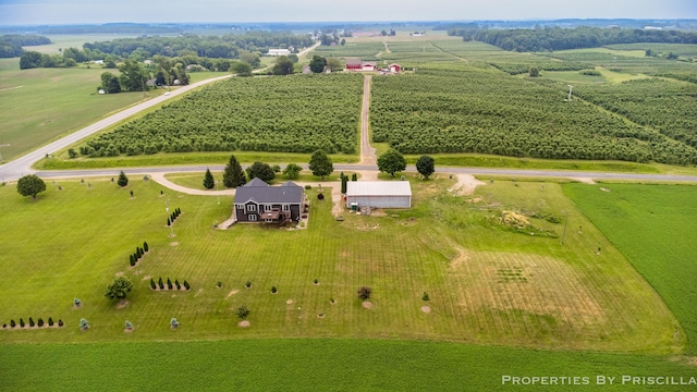 21491 8th Ave, Conklin, MI 49403 - aerial view of sparsely populated area featuring extensive farmland