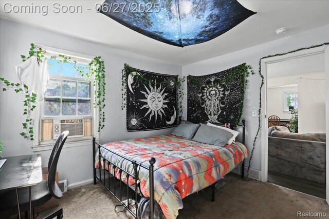166 W Milton Ave, Oak Park, MI 48030 - bedroom featuring carpet floors and cooling unit
