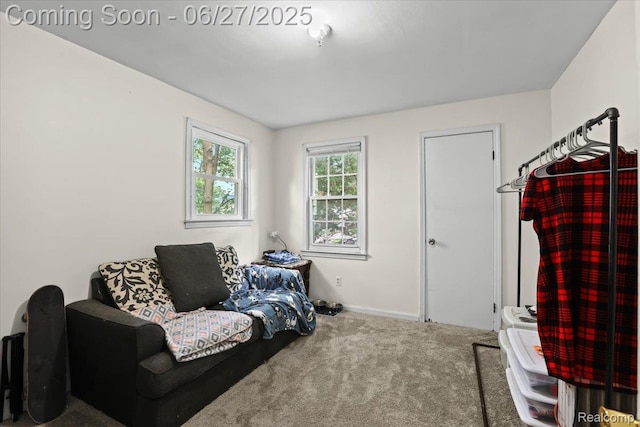 166 W Milton Ave, Oak Park, MI 48030 - living area with carpet flooring and baseboards