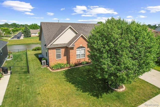70298 Sunny Brook Ln, Macomb, MI 48062 - view of front facade with brick siding and roof with shingles