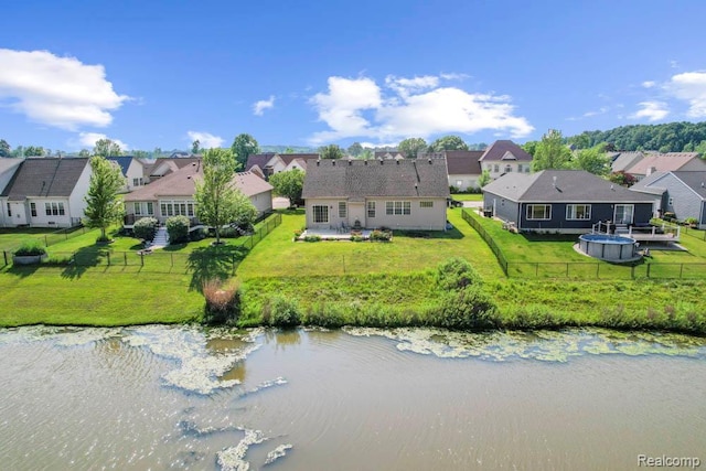 70298 Sunny Brook Ln, Macomb, MI 48062 - aerial perspective of suburban area with a nearby body of water