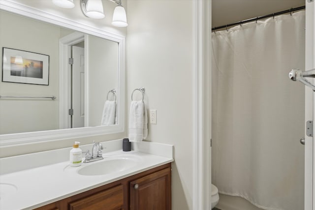 6212 Sagamore Ln, Kalamazoo, MI 49004 - bathroom with vanity and a shower with shower curtain