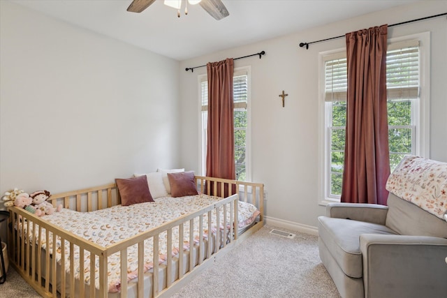 6212 Sagamore Ln, Kalamazoo, MI 49004 - bedroom featuring carpet floors and a ceiling fan