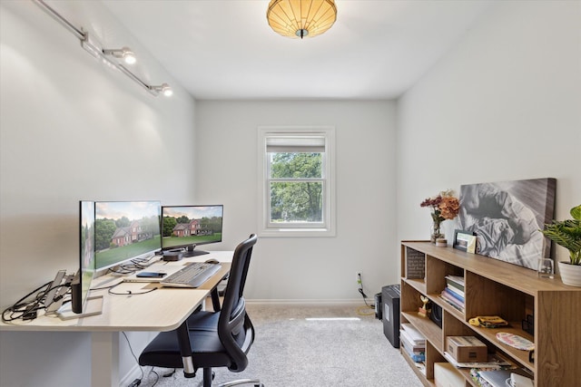 6212 Sagamore Ln, Kalamazoo, MI 49004 - carpeted home office featuring baseboards
