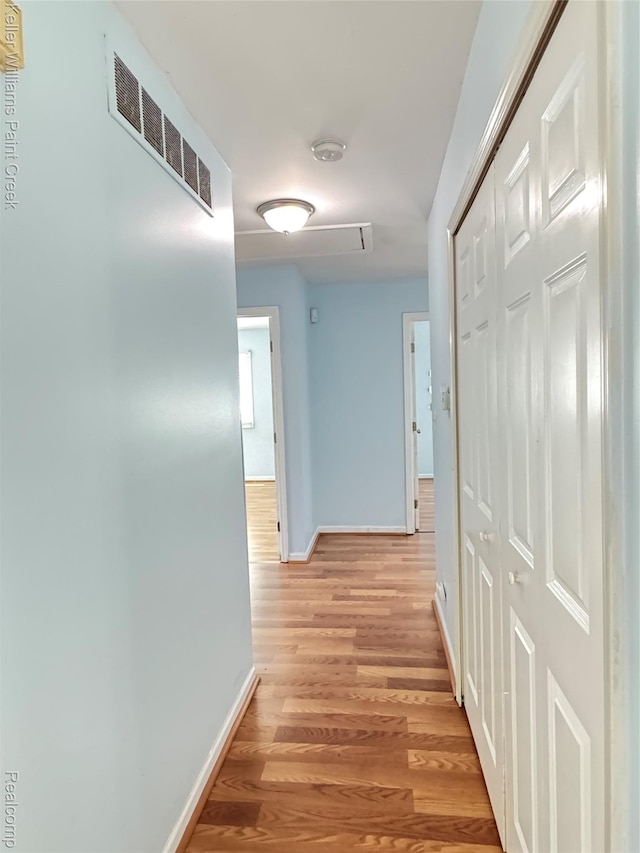 20839 Sunset Ave, Warren, MI 48091 - hall with baseboards and light wood-style floors