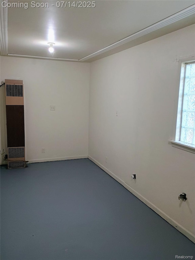19241 Melrose Ave, Southfield, MI 48075 - unfurnished room featuring a heating unit and baseboards