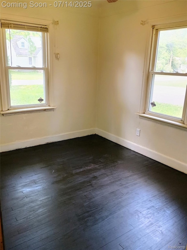 19241 Melrose Ave, Southfield, MI 48075 - empty room featuring dark wood finished floors and plenty of natural light