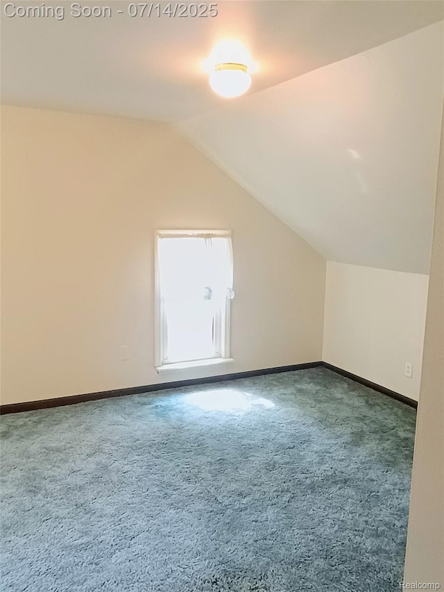19241 Melrose Ave, Southfield, MI 48075 - bonus room featuring carpet flooring and vaulted ceiling