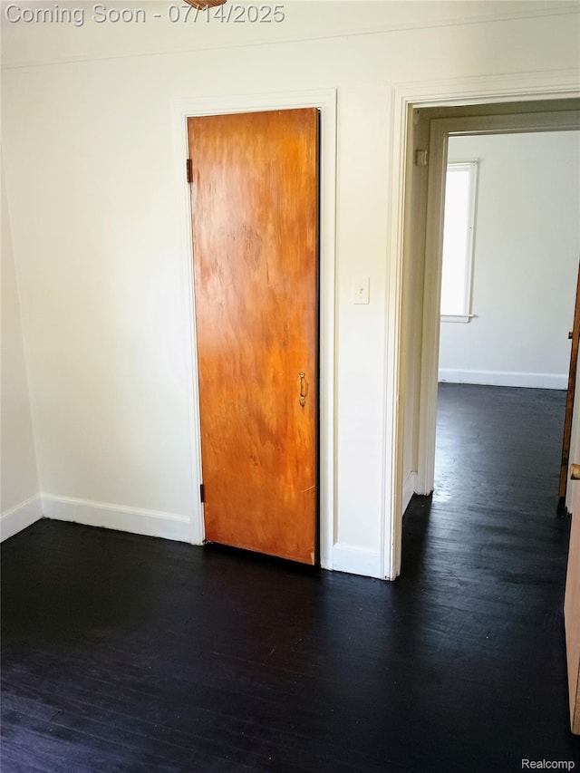 19241 Melrose Ave, Southfield, MI 48075 - empty room with dark wood-style flooring