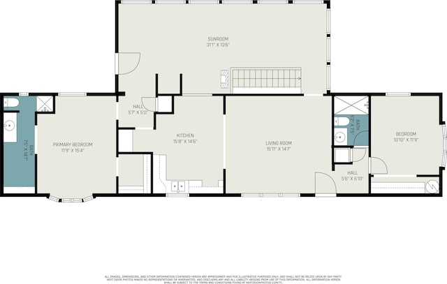 6973 W Blue Water Hwy, Saranac, MI 48881 - view of property floor plan