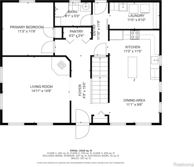 2931 N Lake Pleasant Rd, Attica, MI 48412 - view of room layout
