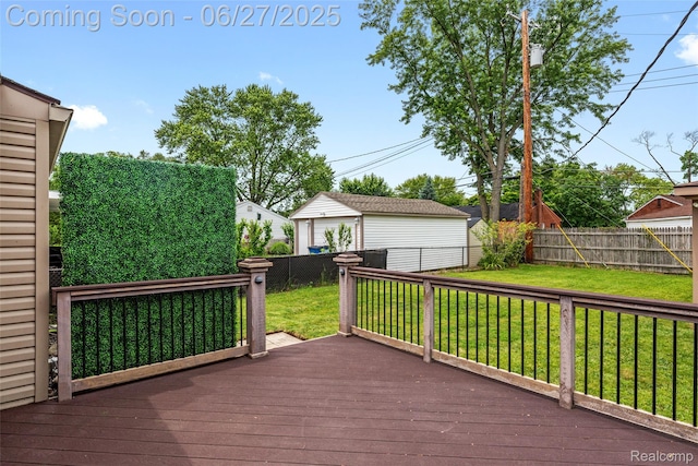 8639 Alper St, Westland, MI 48185 - deck featuring a fenced backyard