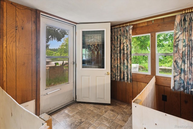 4800 S Huron Rd, Standish, MI 48658 - entryway featuring stone finish floors