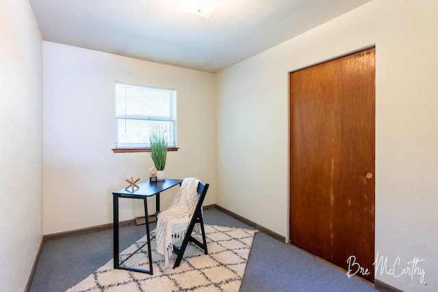 3541 Orshal Rd, Whitehall, MI 49461 - office area with light colored carpet and baseboards