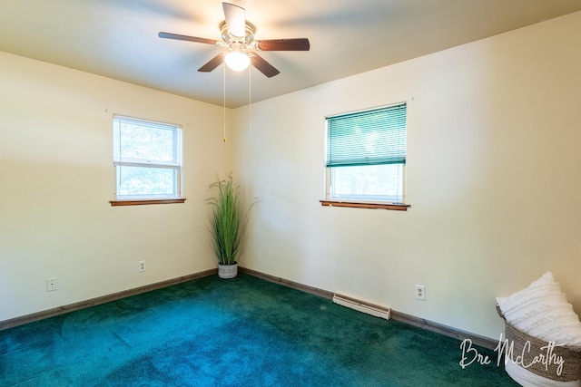 3541 Orshal Rd, Whitehall, MI 49461 - unfurnished room with carpet floors and ceiling fan