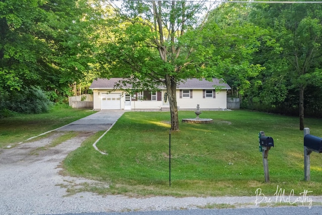 3541 Orshal Rd, Whitehall, MI 49461 - view of front of home featuring driveway and an attached garage
