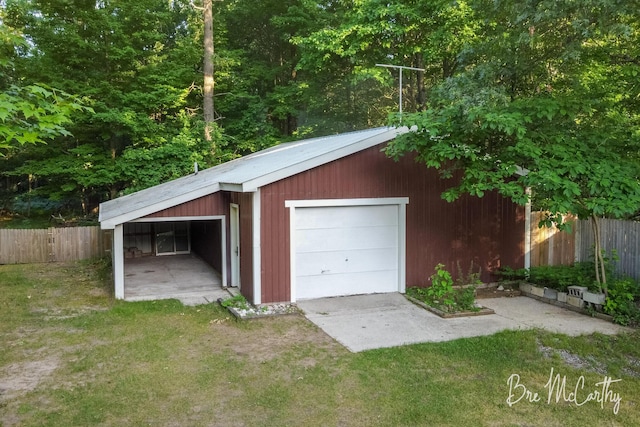 3541 Orshal Rd, Whitehall, MI 49461 - view of detached garage