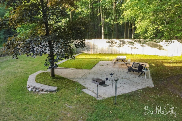 3541 Orshal Rd, Whitehall, MI 49461 - view of yard featuring a patio