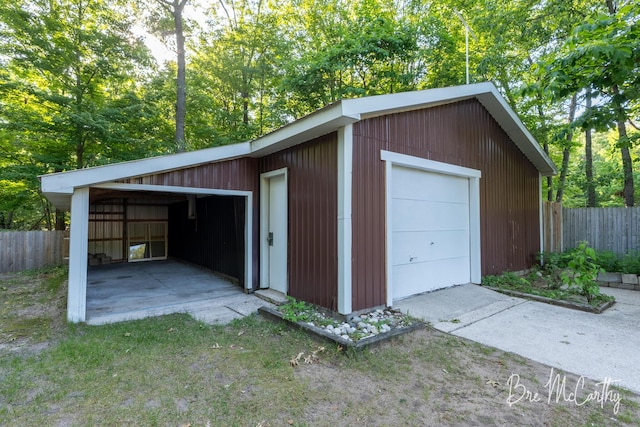3541 Orshal Rd, Whitehall, MI 49461 - view of garage