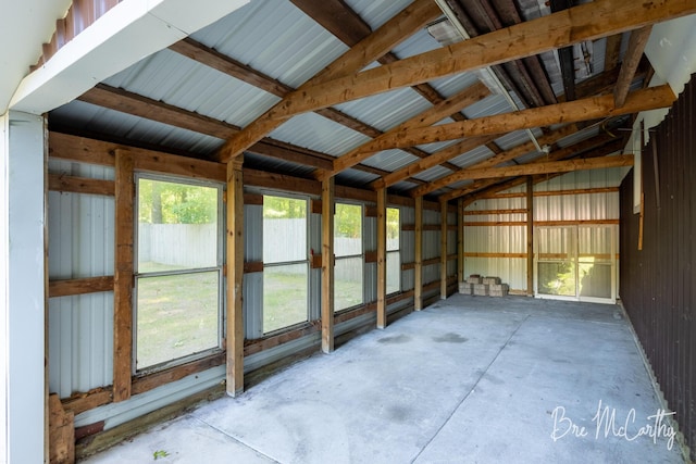 3541 Orshal Rd, Whitehall, MI 49461 - view of unfurnished sunroom
