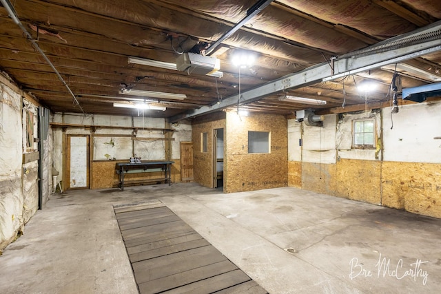 3541 Orshal Rd, Whitehall, MI 49461 - basement with a garage