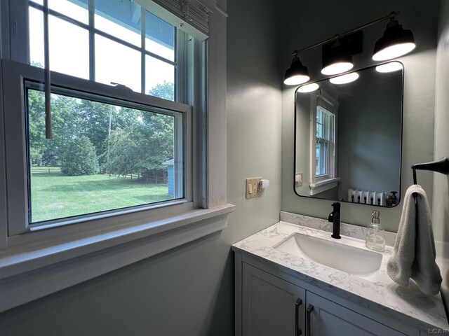950 College Ave, Adrian, MI 49221 - bathroom with plenty of natural light and vanity