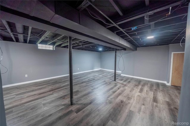 17213 Anne Ave, Detroit, MI 48101 - basement featuring wood finished floors and baseboards