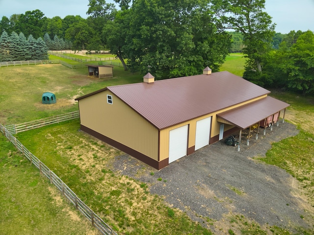 13955 Rattalee Lake Rd, Davisburg, MI 48350 - drone / aerial view of a tree filled landscape