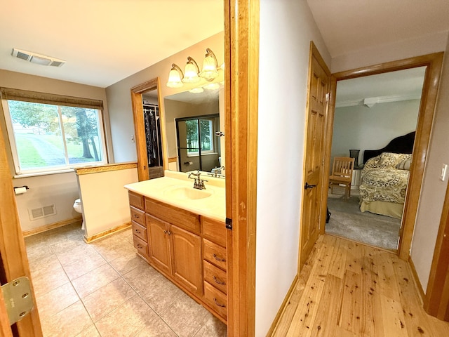 13955 Rattalee Lake Rd, Davisburg, MI 48350 - bathroom with vanity and ensuite bath